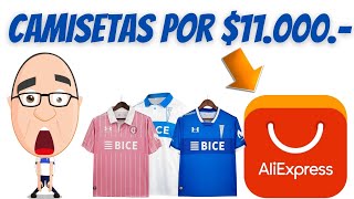 Cómo Comprar Camisetas Deportivas en Aliexpress  Tutorial Completo  Camisetas de U Católica [upl. by Gonroff]