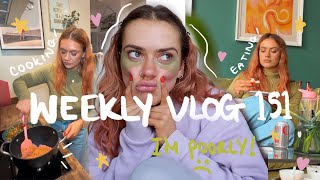 WEEKLY VLOG 151  COOKING WITH ME FEELING POORLY BUT INSPIRED  AD EmmasRectangle [upl. by Selway]