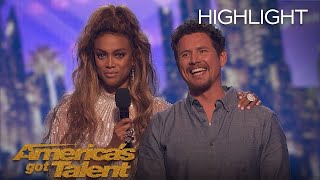 The Moment Michael Ketterer Got 5th Place On AGT  Americas Got Talent 2018 [upl. by Mcnair]