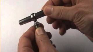 Travel corkscrew left handed with backwards screw thread [upl. by Bigg53]