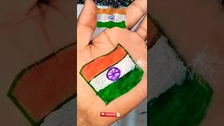 Indian Flagflag art painting shorts [upl. by Lane]