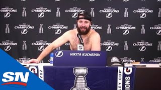 Nikita Kucherov Calls Out Canadiens Fans in Legendary Postgame Presser [upl. by Harak279]