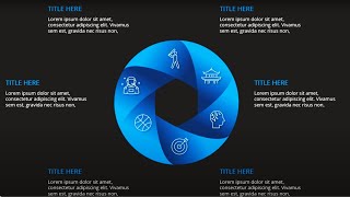 Circular Infographic Animation Tutorial  Step by Step PPTGraphiks ppt animation microsoft [upl. by Gifford]