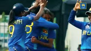 14YearOld Chamodi Praboda Steals the Show with Brilliant Caught amp Bowled for Sri Lanka U19 [upl. by Ayat]