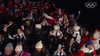 Latvia  Mens Luge Doubles  Vancouver 2010 Winter Olympic Games [upl. by Nyvar253]