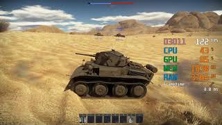 GeForce GTX 1060 3GB  AMD Athlon 200GE  War Thunder FPS Test [upl. by Isidore384]