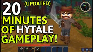 20 Minutes Of Hytale GAMEPLAY and FOOTAGE  ALL Hytale Clips Ever Released UPDATED [upl. by Eenrahc]