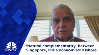 Natural complementarity between Singapore India economies Kishore [upl. by Pacien855]