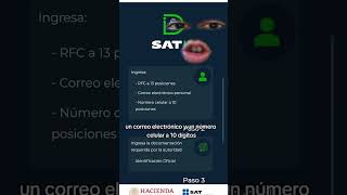 Cómo tramitar tu CONTRASEÑA RFC por medio de SAT ID ✅💻 [upl. by Procto879]