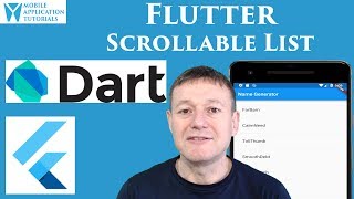 Flutter creating scrollable list [upl. by Towers]