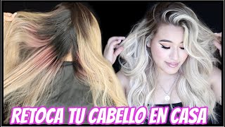 NO GASTES MAS  RETOCA TU CABELLO EN CASA SIN MALTRATARLO TUTORIAL PASO A PASO [upl. by Olfe]