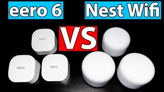 eero 6 vs Nest Wifi Full Comparison Review and the Winner is [upl. by Killie]