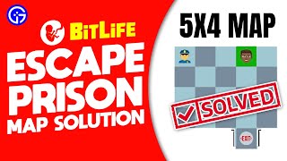 BITLIFE Escape Prison 5x4 Map  How To Escape From Jail bitlife [upl. by Hebner]