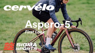 Cervelo Aspero5 Gravel Bike First Look  Sigma Sports [upl. by Yerdua]