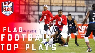 Flag Football Top Plays Michael Vick Ochocinco Nate Robinson and More  NFL [upl. by Alfie5]