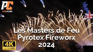 Vuurwerkshow  Les Masters de Feu  Pyrotex Fireworx 2024 [upl. by Miranda]