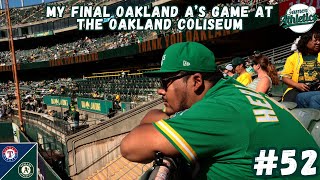 My Final Oakland A’s Game At The Oakland Coliseum [upl. by Melbourne]