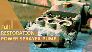 Repair of old power sprayer pump reparingshow [upl. by Stacee45]