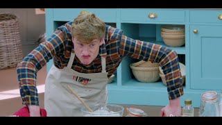 James Acaster on The Great Celebrity SU2C Bake Off  Series 2 Episode 2 [upl. by Ardnu]