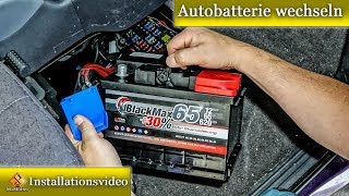 Autobatterie wechseln  So gehts  ausführlich erklärt von M1Molter [upl. by Aehs]