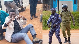 VIDEO BOBI WINE APIGWA RISASI MGUUNI NA POLISI APELEKWA HOSPITALI WAFUASI WAKE WAWAKA [upl. by Ebneter]