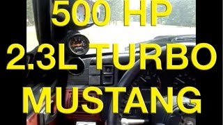 FAST 500 HP 23L Turbo Mustang Z06 Killer [upl. by Bolanger]