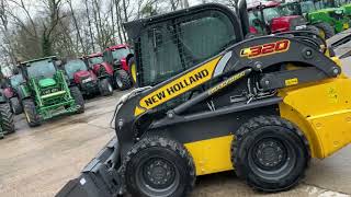 NEW HOLLAND L320 SUPERBOOM [upl. by Narra]