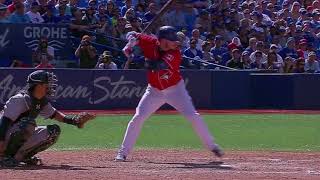 Josh Donaldson MLB slow motion instant replay baseball swing 16 HR OS [upl. by Bohs]