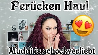 Perücken amp Haar Accessoires Haul  Muddi hat die Haare schön 😍  ich bin schockverliebt😍 [upl. by Barbie]