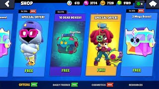 NEW BRAWLER GIFTSS🔥 UPDATE MEGA BOXES😱 BRAWL STARS NEW UPDATE [upl. by Ekihc]