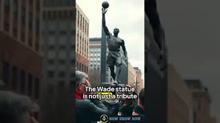 🏀 Inspiring Story of the Dwyane Wade Statue ✨  🏅 Miamis NBA Legend Immortalized [upl. by Aneda529]