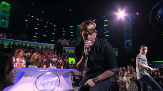 true HD Scotty McCreery amp James Durbin duet quotStart a Bandquot  American Idol 2011 May 12 [upl. by Nyleuqcaj]