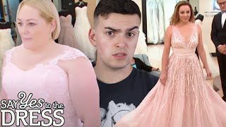 REACTING TO PINK WEDDING DRESSES [upl. by Leahpar]