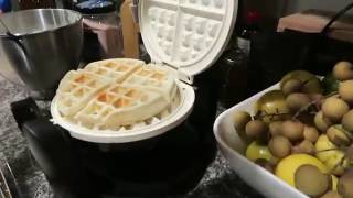 Oster DuraCeramic Waffle Maker Review [upl. by Guenzi]