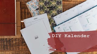 DIY Kalender  selbst ausdrucken und individuell anpassen [upl. by Deland]