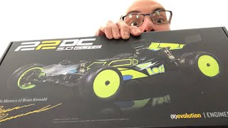 NEW TLR 22 50 DC ELITE 2WD Race Buggy Kit Unboxing  Netcruzer RC [upl. by Ellennod]