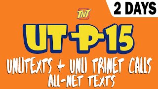 How to Register TNT UTP15  15 Pesos Unli call and texts Promo for 2 days [upl. by Buhler]