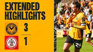 EXTENDED HIGHLIGHTS  Newport County 31 Accrington Stanley [upl. by Bergren327]