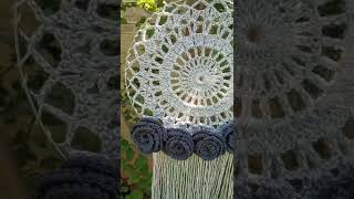 Crochet Dream catcher  Crochet mendella  Wall Hanging  Home decor  decor frames  crochet flower [upl. by Gilleod833]