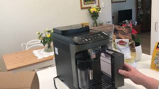 DeLonghi Magnifica Evo Set up and Review [upl. by Toombs9]