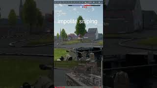 impolite sniping warthunder warthundermemes tank fyp [upl. by Ila]