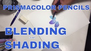 How to draw and blend with prismacolor pencils Build layers [upl. by Nilorac]