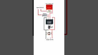 220V AC to 12V DC Convertor Circuit Without transformer shorts pbexperiment [upl. by Fabiano101]