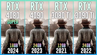 RTX 4080 SUPER vs RTX 4090 vs RTX 3080 TI vs RTX 3090 TI  Test in 25 Games [upl. by Millard]