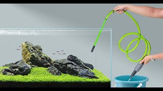 Aquarium Water ChangeBoxtech Fish Tank Vacuum Siphon Water Changer Pump Sand Cleaner [upl. by Kliman]