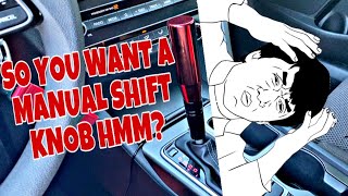 Swapping Your Automatic Shift Knob for a Manual Shift Knob SOO EASY SickSpeed Adapter [upl. by Anihsat]