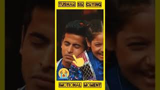 Tushar sir crying in win time😭😭 super dancer chapter 4 Florina and Tushar sir Imotional moment [upl. by Gold]