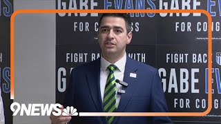 Evans speaks after Caraveo concedes in Colorados swingy 8th Congressional District race [upl. by Eatnahc]