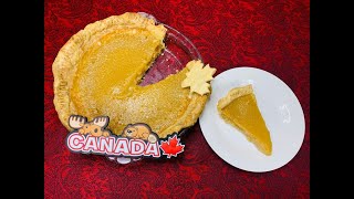 French Canadian Maple Sugar Pie  Tarte Au Sucre  Quebec Sugar Pie  Sugar Pie  Maple Sugar Pie [upl. by Lithea]