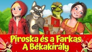 Piroska és a Farkas Mese🔴🐺I A Békakirály 🐸👑 I Nati Mesék I Magyar Tündérmesék I Esti Mese [upl. by Fogg294]